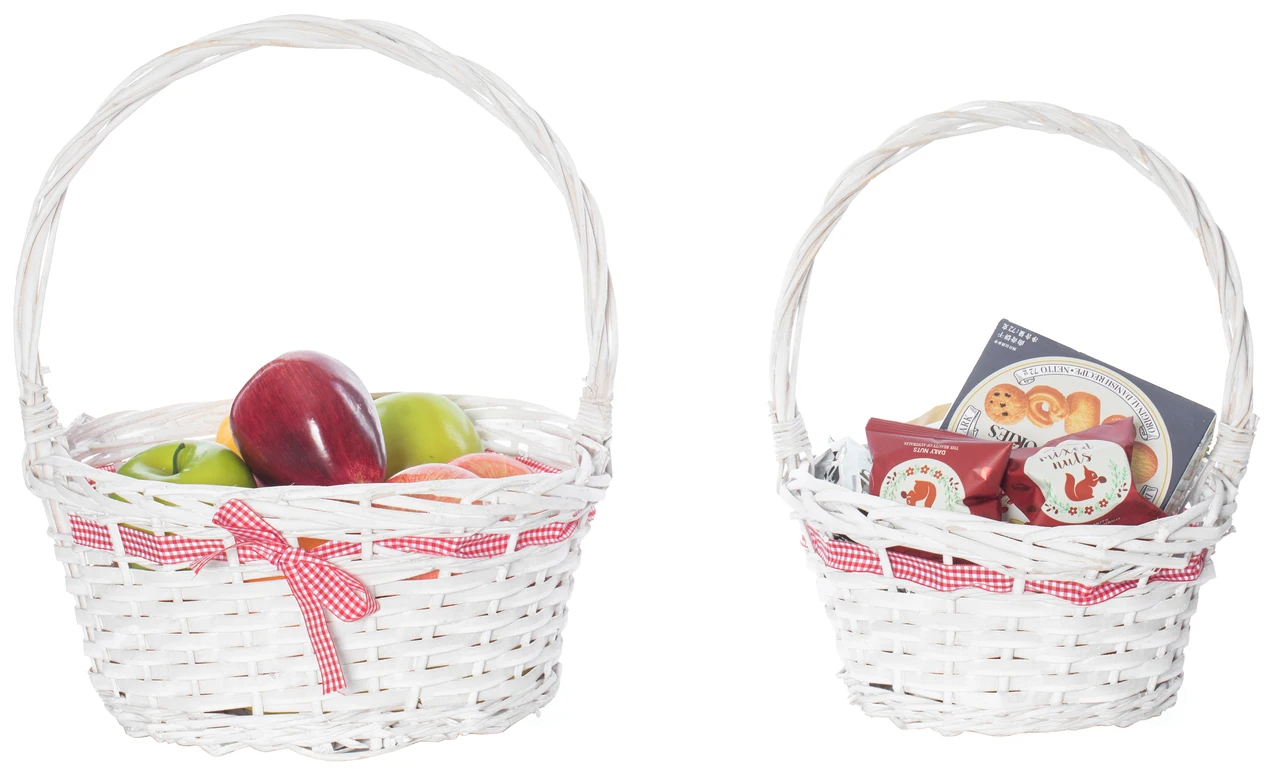  China Factory Natural Willow Material Gift Packing Hand Weave Wicker