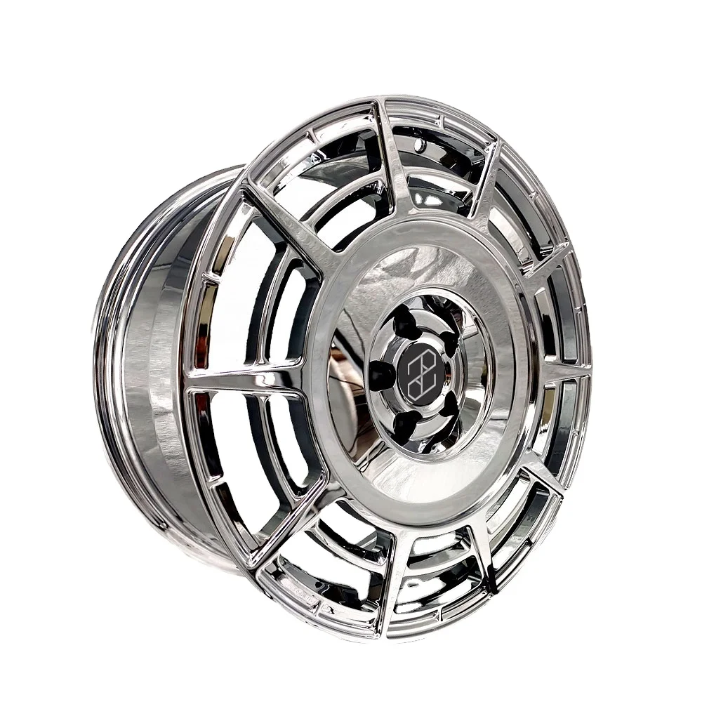 Pengzhen Chrome and White Size 19  20 inch Alloy Wheels 10 Spokes Monoblock Rims for Mercedes B Class