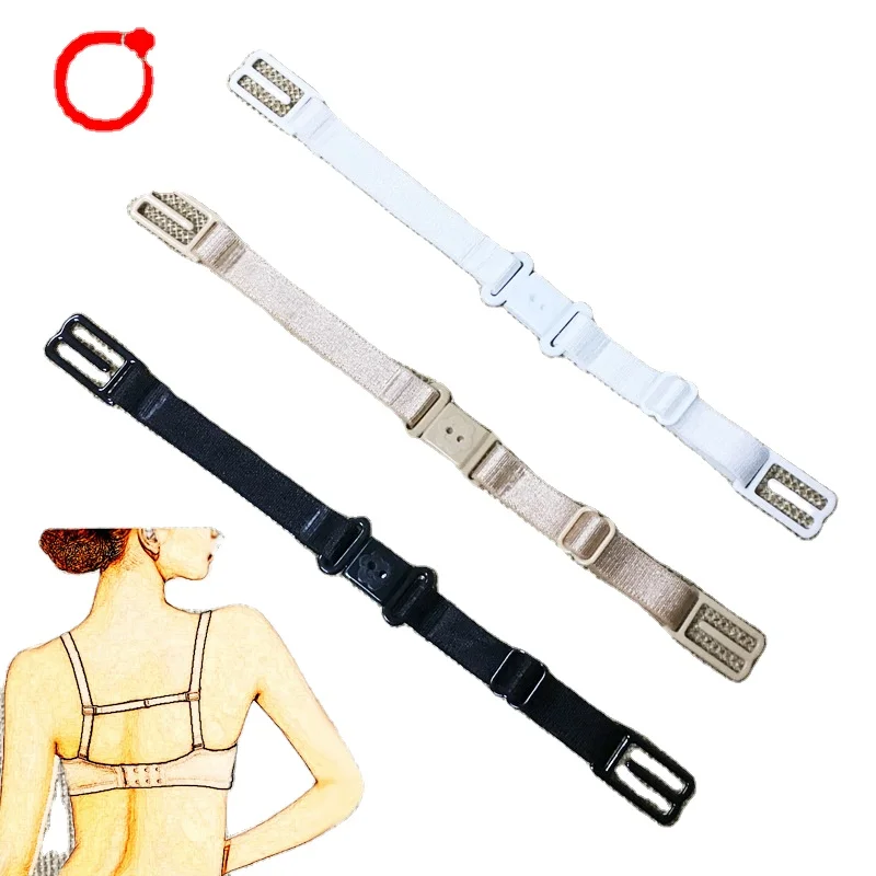 Manufacturer Fitted Elastic Nylon Rubber Custom Length 10 mm Bra Tape Shoulder Strap For Pretty Underwear Bra