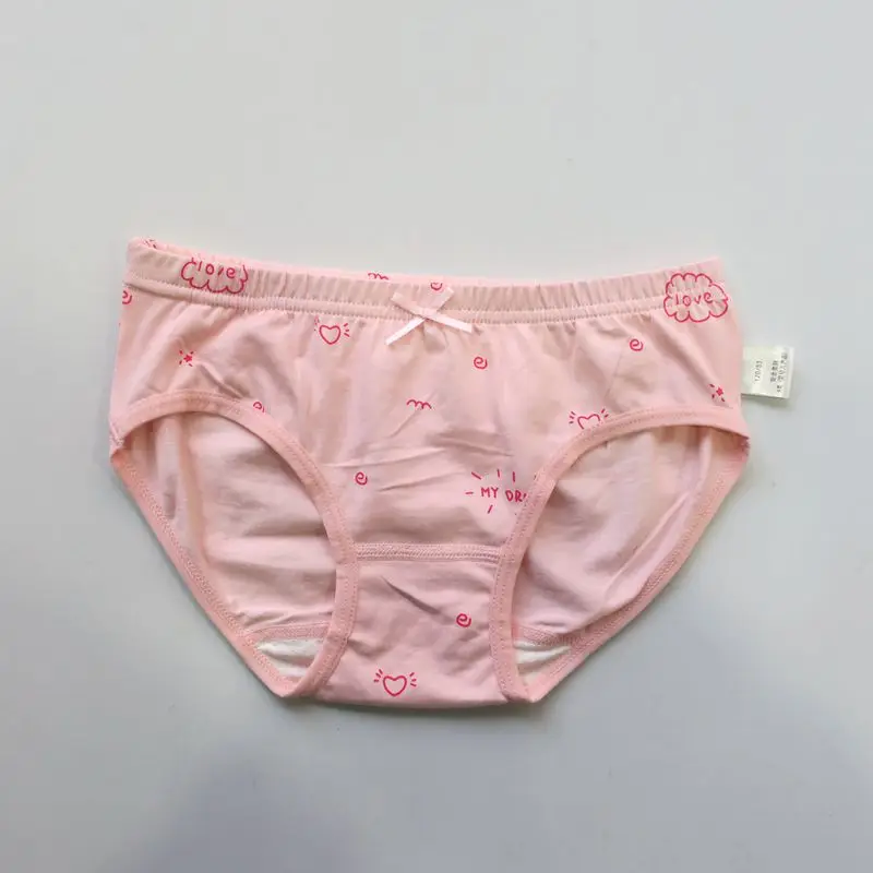 
Wholesale hot selling cheap printing children boxer briefs soft cotton lovely girls panties kids underwear 