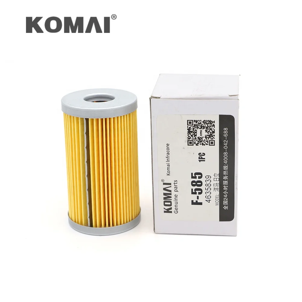 4366704 Fuel Filter Element 129100-55650 YM129053-55620 Use For Hitachi Excavator ZX40 ZX50