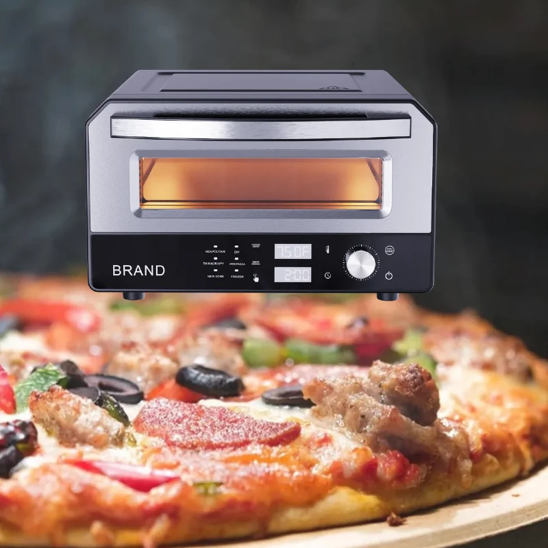 Latest Design Superior Quality Ventless Pizza Oven Pizza Oven Gas 16 Inch Pizza Conveyor Oven Machine