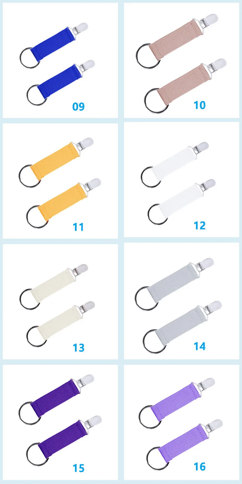 Wholesale Comfy Winter Clothiers Hold Elastic Stainless Steel Mitten Clips for Kids Toddler Glove Adults