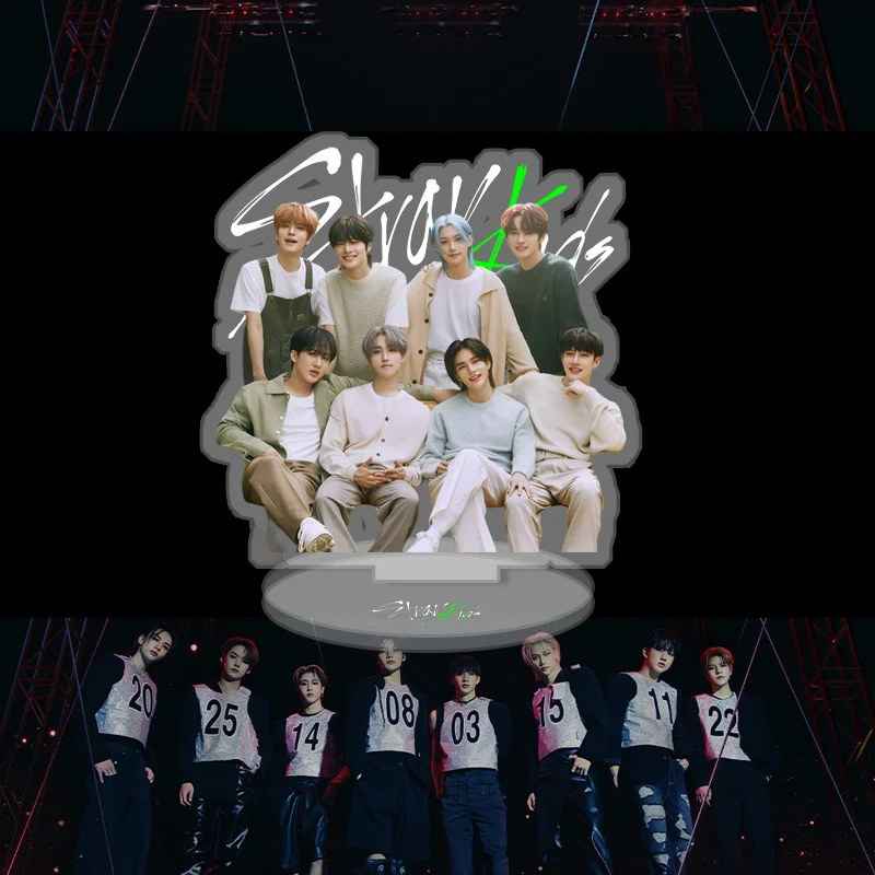 KPOP Stray Kids 5-STAR Acrylic Stand Figure Double Sides Desket Decoration Bangchan Changbin Felix Hyunjin Leeknow Han Fans Gift