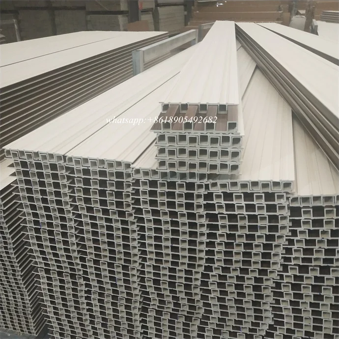 decorative WPC Wall Cladding Boards Slat wpc Wall Panels 3d Wpc wood bamboo Wall Panel