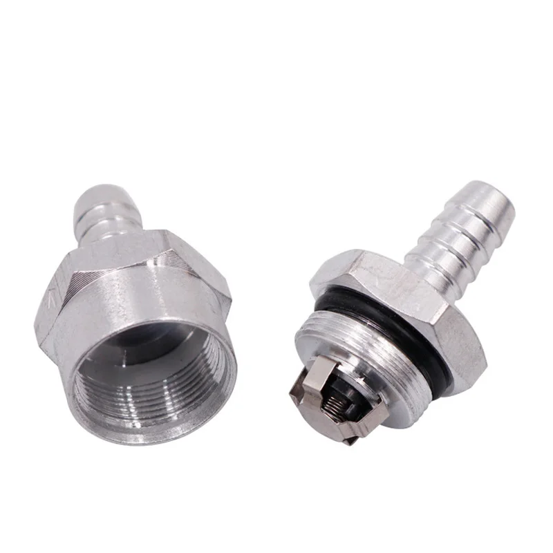 Fuel Non Return Check Valve 6/8/10/12mm Aluminium Alloy Petrol Diesel Water Fuel Line One Way