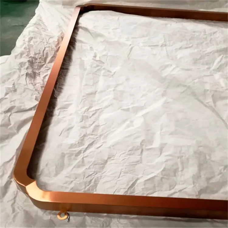 Luxury Hotel Mirror Decoration Stainless Steel Metal Frame