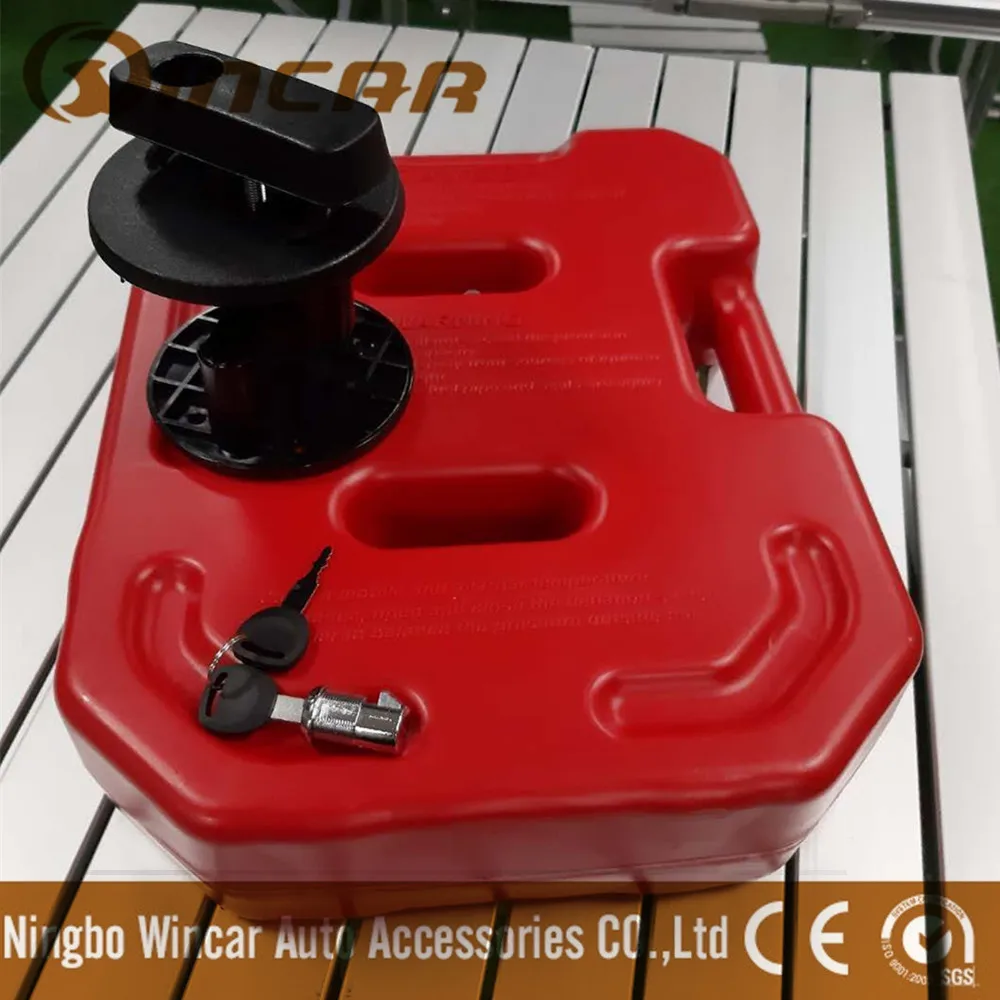 Plastic Jerry Can with Holder Portable Diesel Oil Fuel Tank for SUV ATV Car Motorcycle 4x4 4WD Offroad Camping Accessories