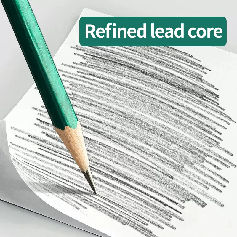 CHUNGHWA 12Pcs/Box Black Drawing Sketch Pencil Wood Drawing Pencil H/2H/3H/4H/5H/6H/HB 2/3/4/5/6/8/10/12B Art Supplies