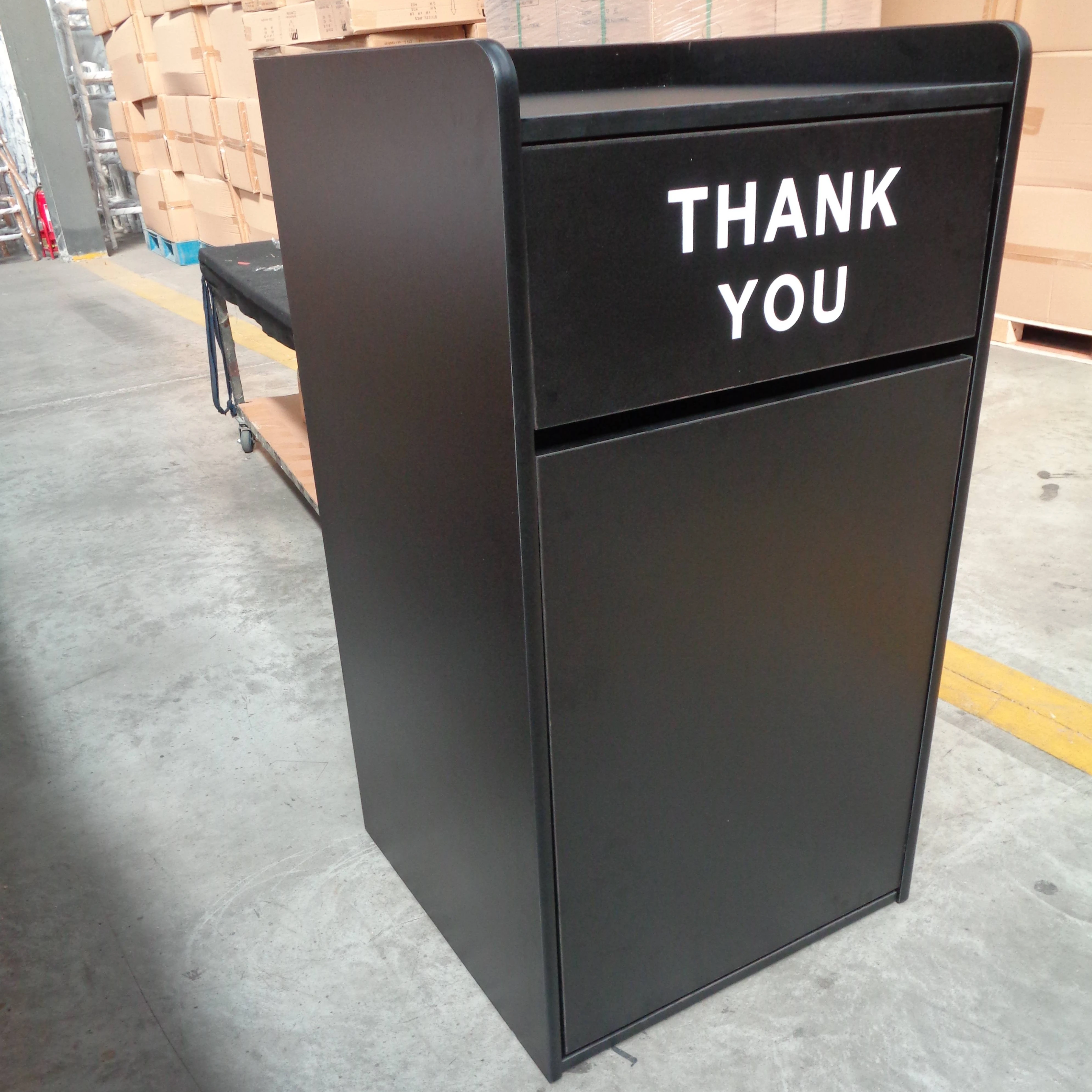 Classic commercial grade CHAIN RESTAURANT TRASH BIN