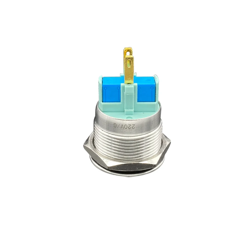 
22mm red yellow blue green waterproof car light metal indicator 24V220V6V12V 