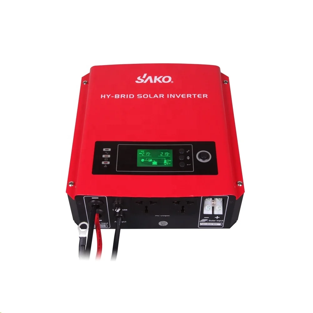 800W  Modified Sine Wave Off Grid Solar Inverter,  Configurable Charge Current and AC Solar input Priority via LCD Setting