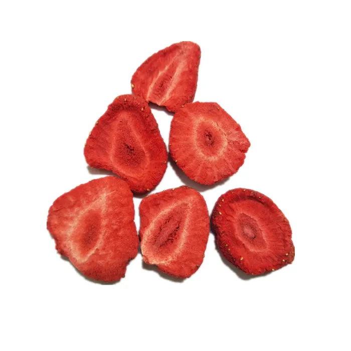 Hot Sale FD Strawberry Flakes  Frozen Dried Strawberry Slices  Healthy Fruit Snacks