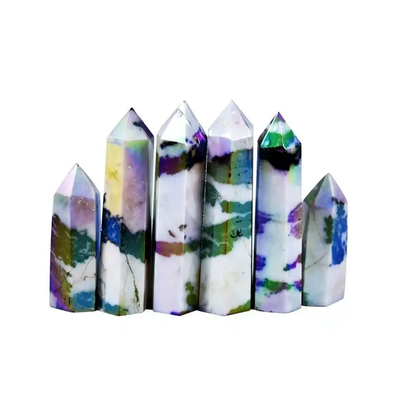 Hot Sale Natural Crystal Healing Stone Bulk Crystal Tower Crystal Wand Points