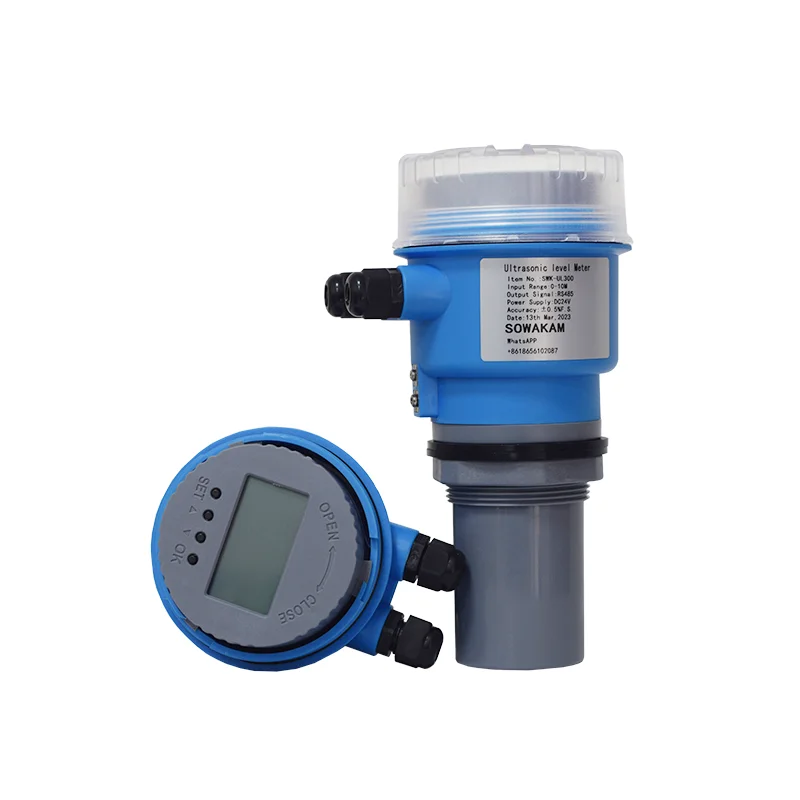 SWK-UL300 Industrial liquid tank water level sensors Ultrasonic level transmitter RS485/4-20ma output meter