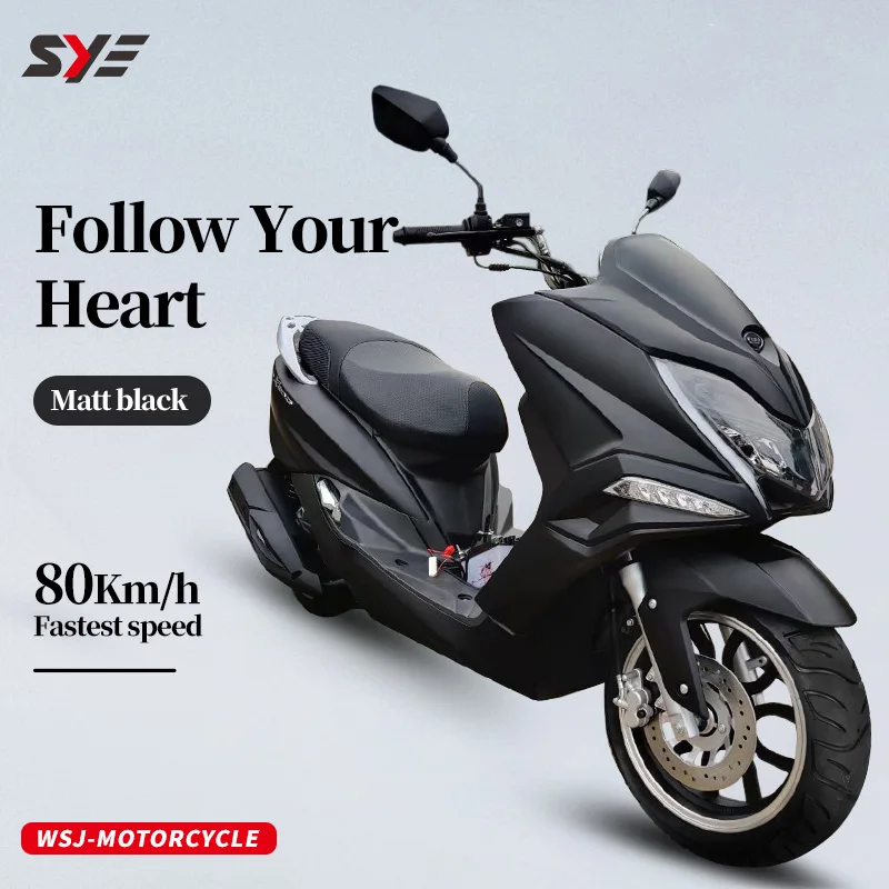 Fast  motorcycle with low fuel consumption