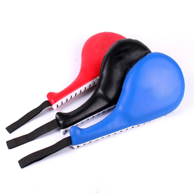 Wholesale Taekwondo Rackets 2022 Martial Art Rackets Pu Leather Rackets Kick Pads With Customized Logo