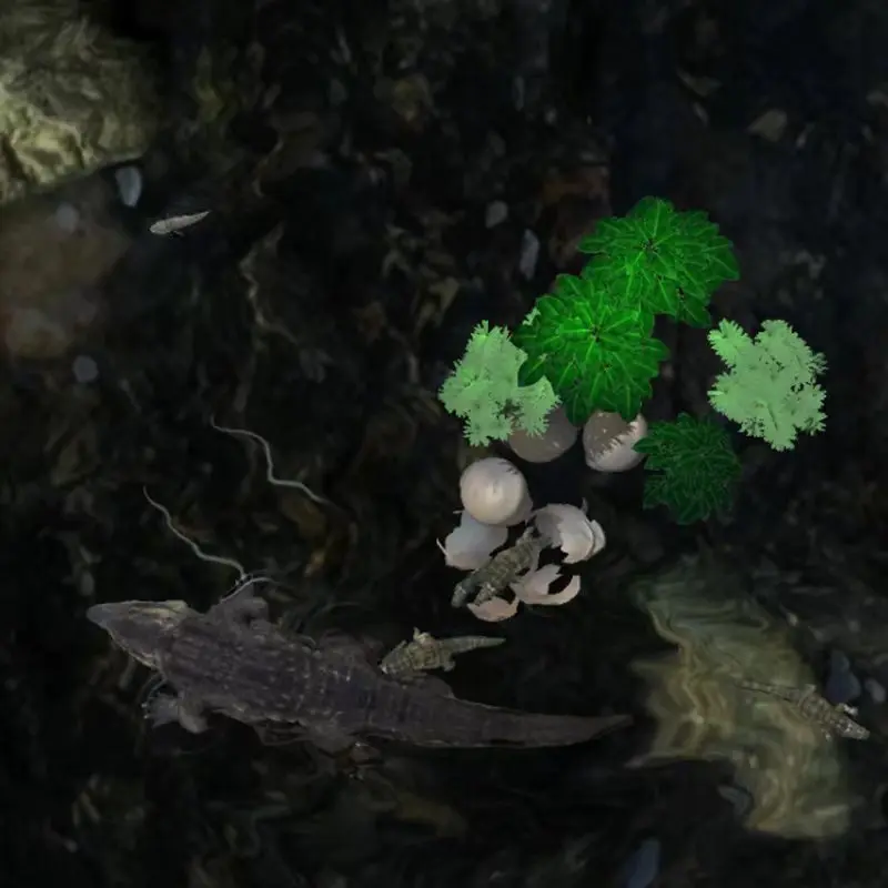 newest and hottest Crocodile Game Interactive Floor Projector System Hologram indoor virtual reality  games for Kids