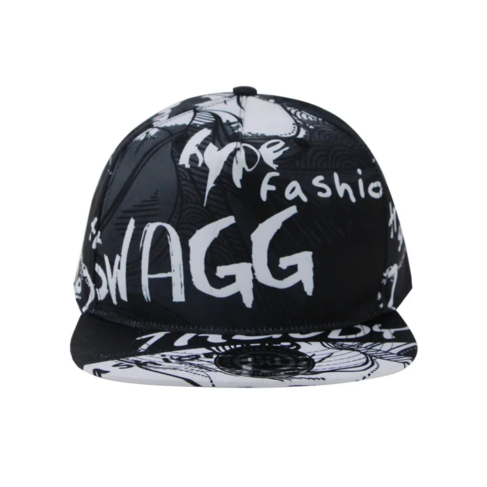 Hip Hop Caps For Men Black New Style Fashion Design Black Leather  Snapback Hat Wholesale Black Patent Leather Snapback Cap