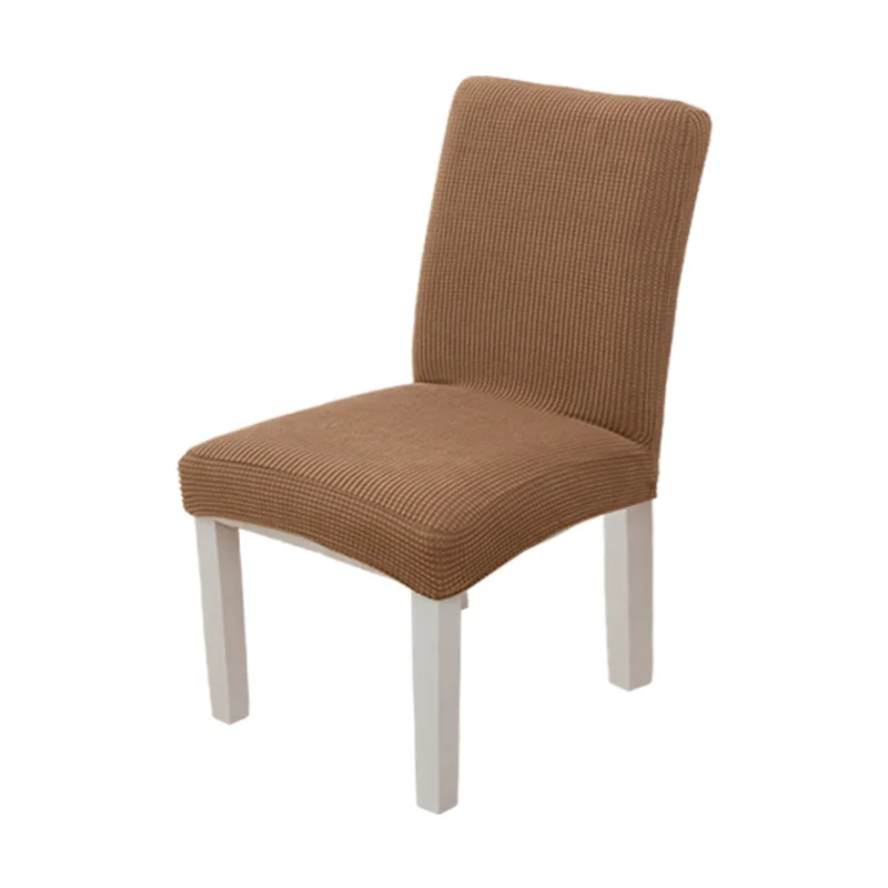 Thickened polar fleece half pack elastic universal chair cover corn grain simple one-piece fabric home chair cover