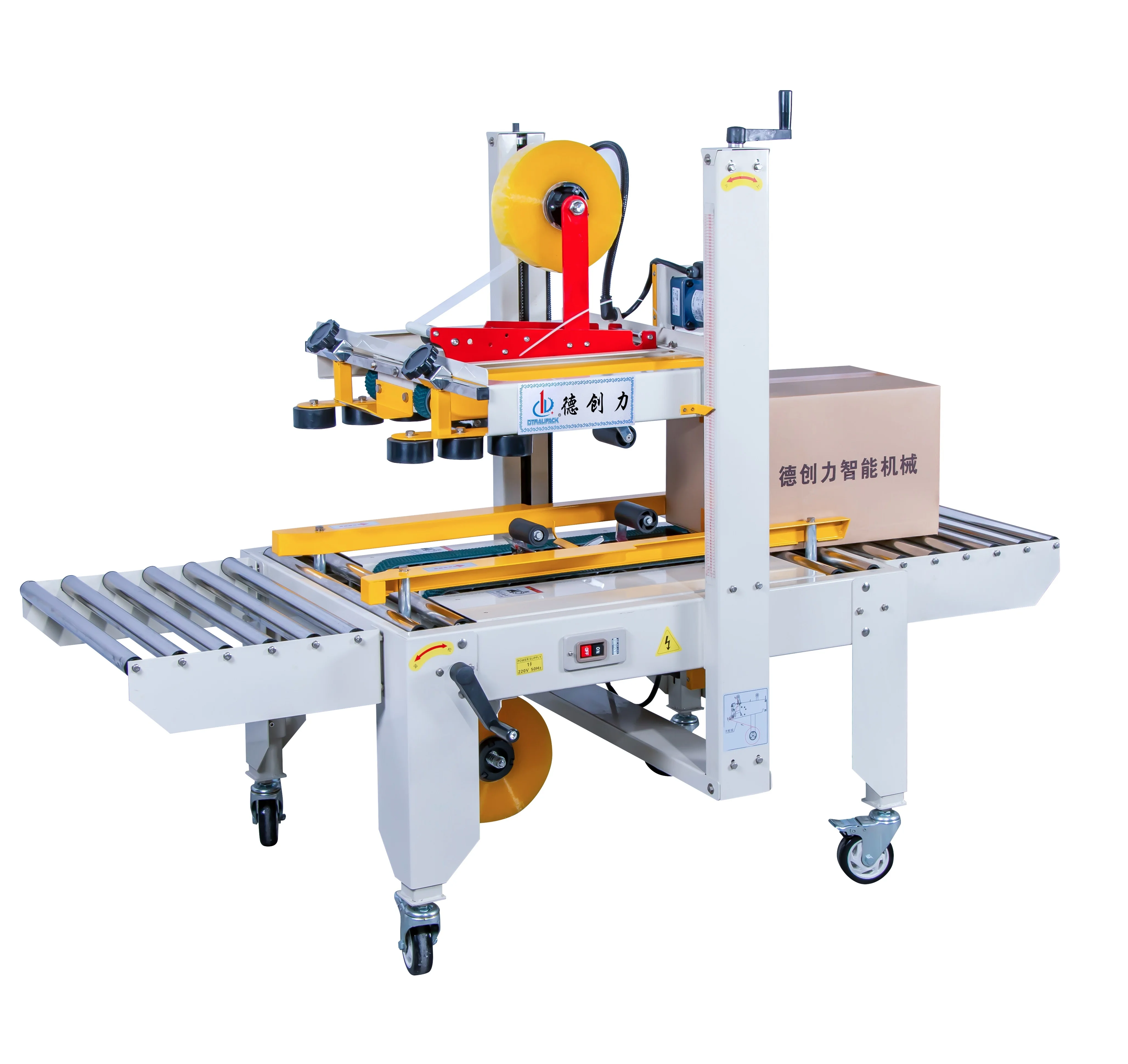 Mini Pack Bottle Top Sealer Packaging Machine Box Packing Semi Automatic Carton Sealing Machine