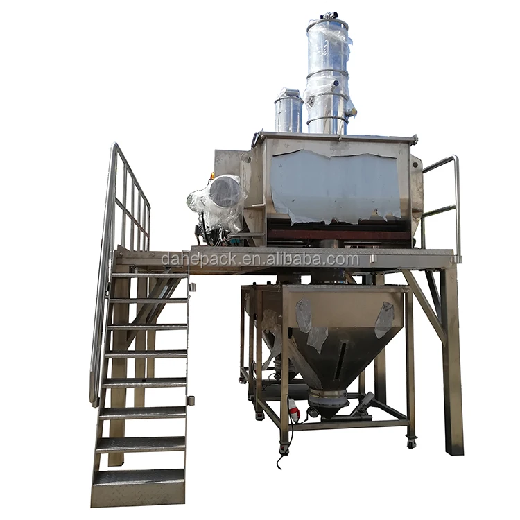 2 ton automatic spice concrete ribbon mixer