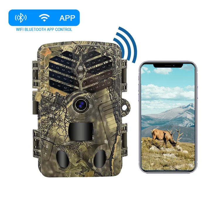36YW 48MP 4K IP66 wifi Hunting Trail Camera Infrared Night Vision Wildlife Camera  5MP sony sensor