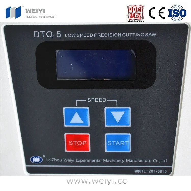 DTQ-5 low-speed precision metallographical sample cut -off machine