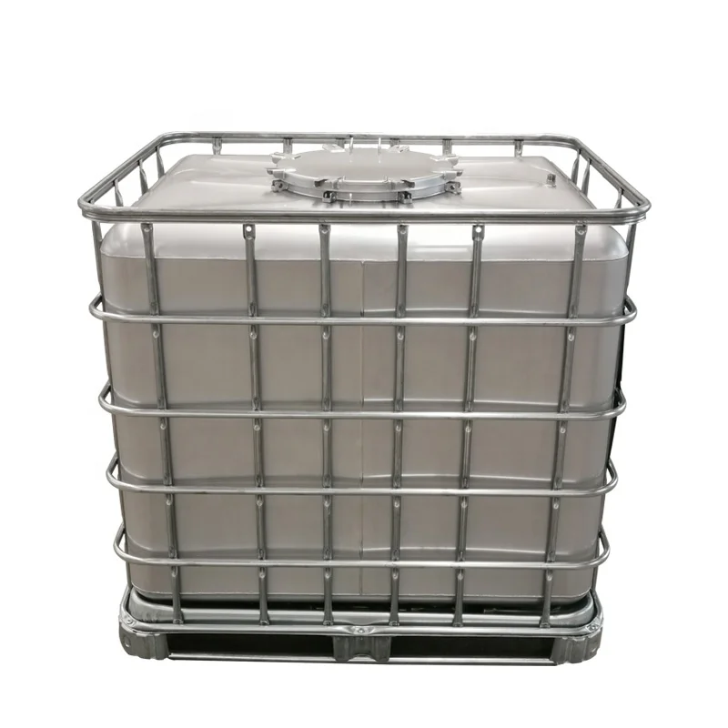 stainless steel 500L 1000L 1500L 2000L medium bulk chemical liquid solvent storage tank