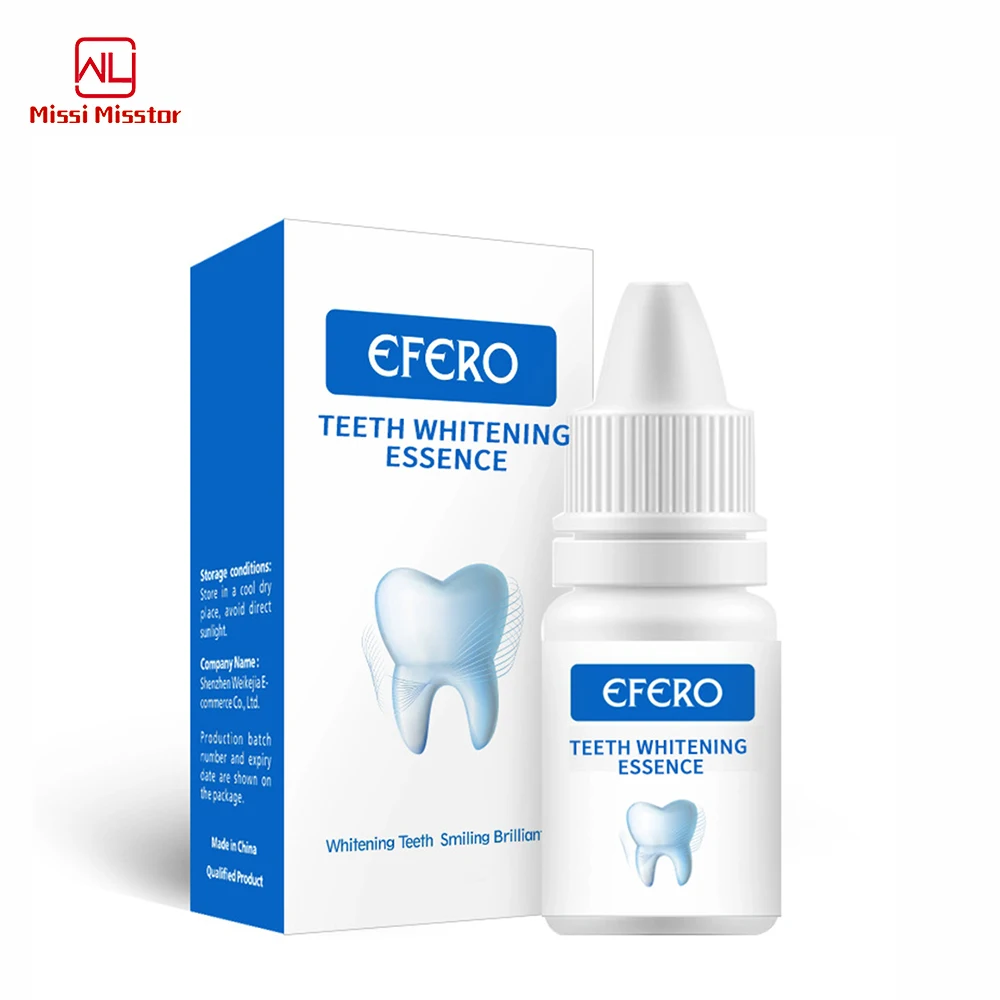 EFERO Teeth Whitening Essence Serum Powder Easy White  Tooth Bleaching Dental Remove Plaque Stain Clean Whiten Nourish the teeth