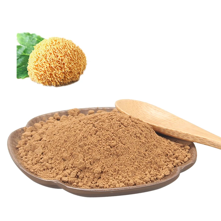 Hericium Erinaceus Mushroom Plant Extract Organic Lions Mane Mushroom Powder