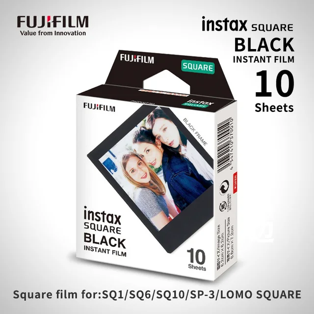 instax SQUARE Black instant film Instax Square Black Instant Film