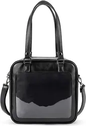 High Quality Pu Backpack Fashion School Bookbag Teens Student Sling Shoulder Ita Bag Crossbody Messenger Custom Leather Tote Bag