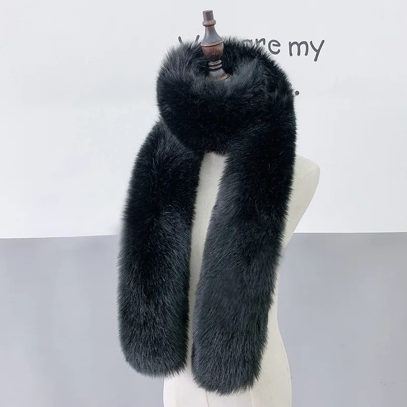 Fall/winter fur scarf Joker fur-like long scarf long scarf super soft warm fur collar in winter