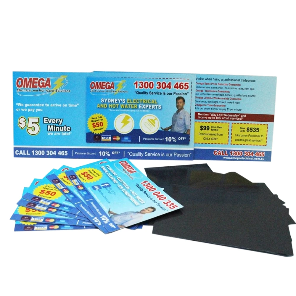 Custom Magnet Manufacturer Plumbing Promotional Advertising Magnetic Business Card Flat Paper Fridge Magnet (60481295229)