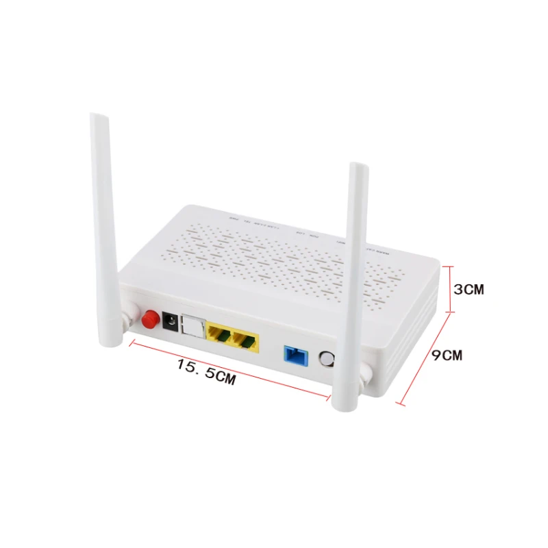 Two ports 1GE+1FE+WIFI  ONU modem with English firmware 2.4G WiFi OP152W EPON F460 ONU ZTE  optical fiber fiber optic equipment