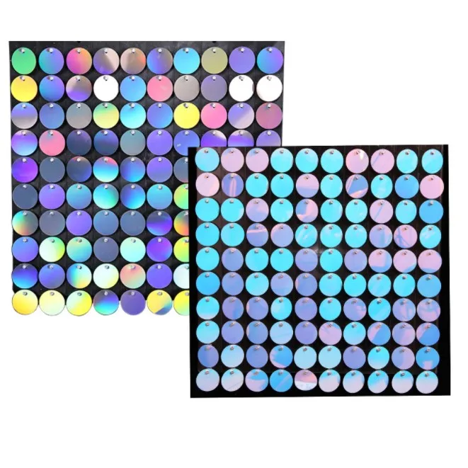 Luxurious Wedding Event Birthday Party  Decoration Backdrop Signs Glitter Sequin Panel wall