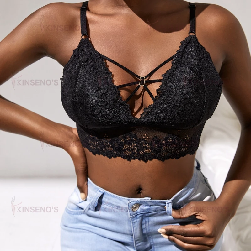 Fashion Design Breathable Thin Straps Full Cup Open Back Deep V Padded Shaper Bra For Cute Girls
