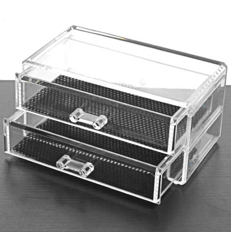 High Quality Plastic Make Up Makeup Cosmetic Organizer Case