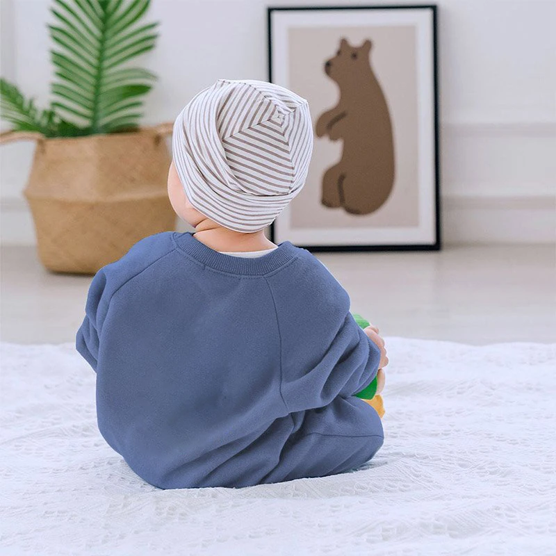 Family Matching Sweatshirts Drop Shoulder Baby Rompers Long Sleeve Father Son Daughter Crew Neck Jumper Fleece Mommy And Me