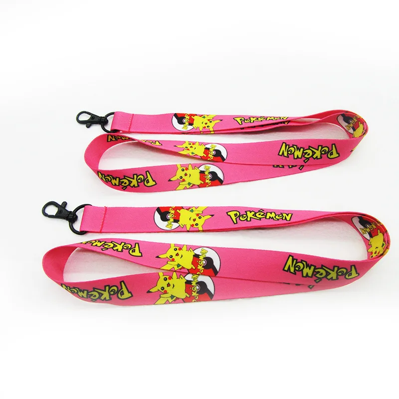 Wholesale cute sublimation tool woven designer cartoon  custom color logo safety polyester lanyard