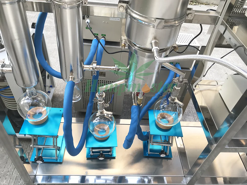 SolventX herb essential oil short path distillation equipment for herb extraction application