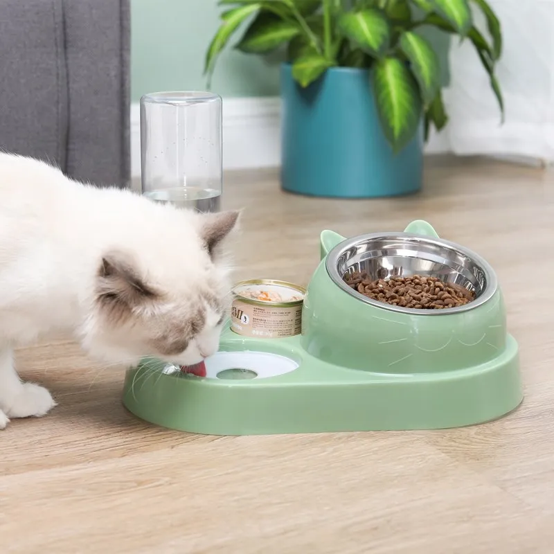 
2021 High quality stainless steel pet dog feeder automatic pet feeder 