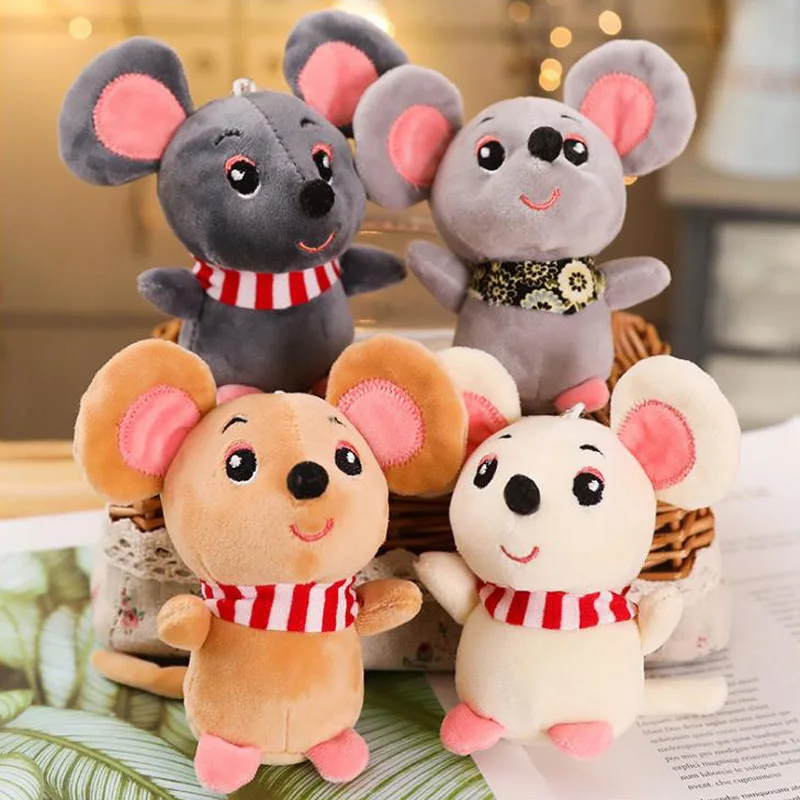 
2020 Creative Kids and Girls Gifts Mouse Plush Toys Animal Stuffed Soft Toys Mini Mouse Key Chain Decoration 