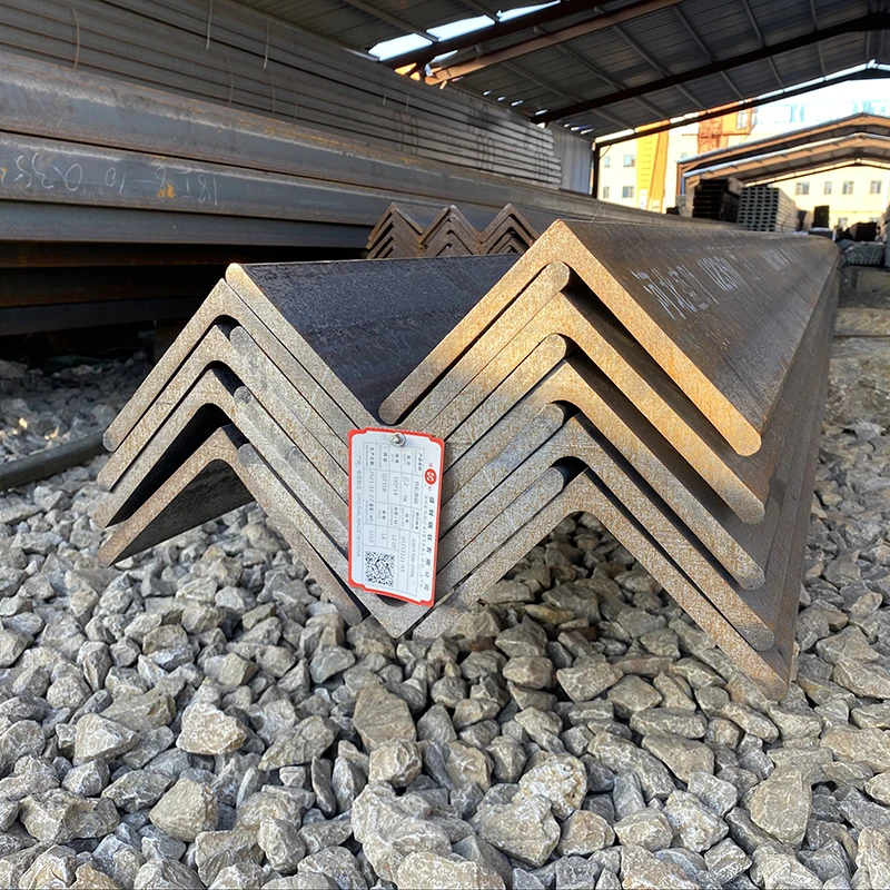 ASTM A36 A53 Q235 Q345 unqual Equal 2 Inch Galvanized Iron L Shape Mild carbon Steel Angle Bar