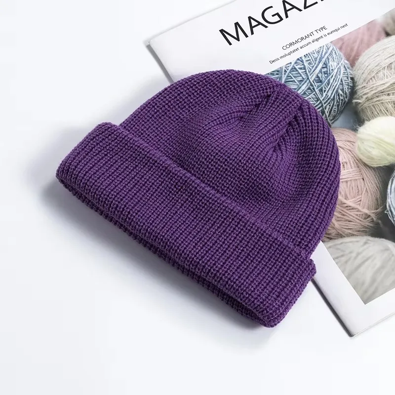 High Quality Wool Fur Winter Hats Knitted Hat Wholesale Custom Design Top Quality