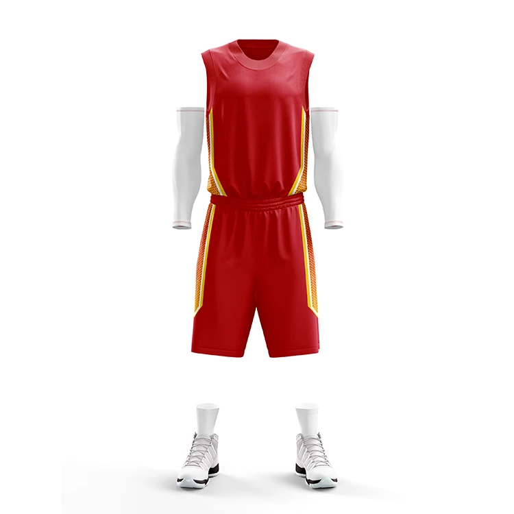 Latest Design Custom Embroidery Logo Basketball Shirts For Men Wear Classic Plain Blank Jersey Basketball Sets White