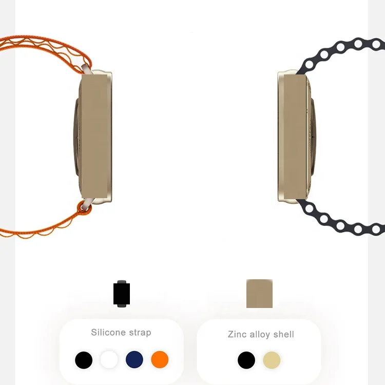 2022 New Ultra8 Smartwatch Series 8 I S8 49mm 1.99 Inch Screen 4 Small Game Dual Straps Ultra8 Smart Watch iwo 8