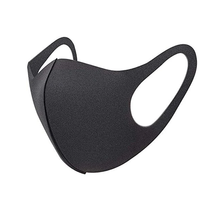 
Reusable & Washable Outdoor Black Polyurethane Anti Dust Face Mask Fashion Unisex Anti-Pollution Mouth Nose Face Mask 