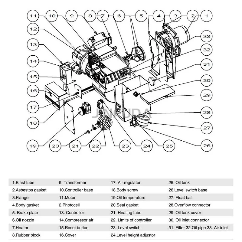 Горелка для отработанного масла STW120